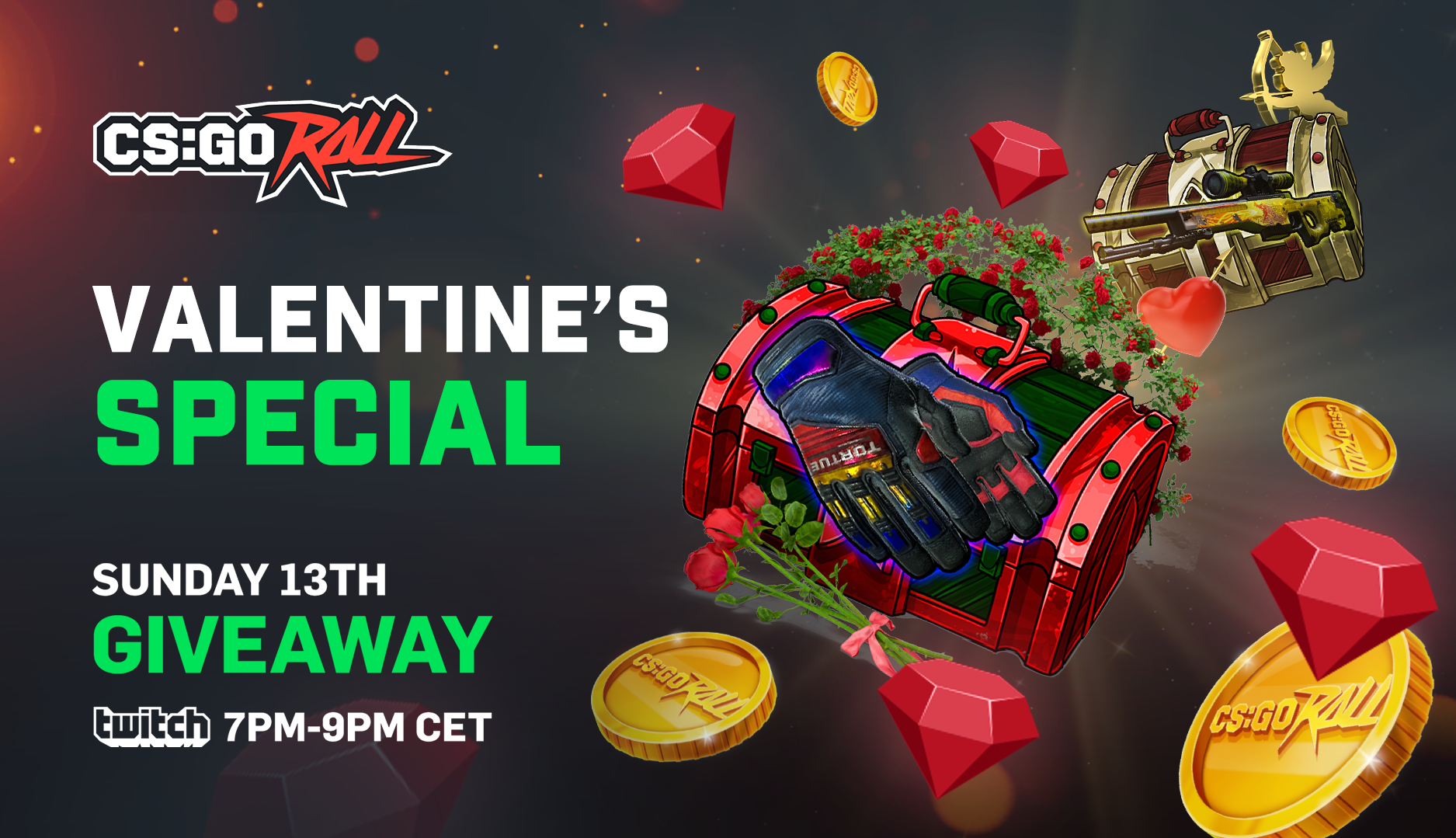 Will you be our Valentine? - CSGORoll Event